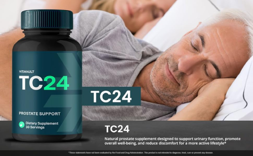 How does TC24 work in the body to promote better blood flow and energy